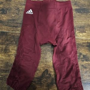 Adidas Youth burgundy football pants